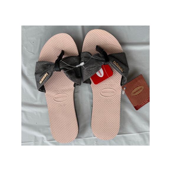 Havaianas You St. Tropez Shine Sandals Multicolor Size 6 New Summer women's - Picture 1 of 5